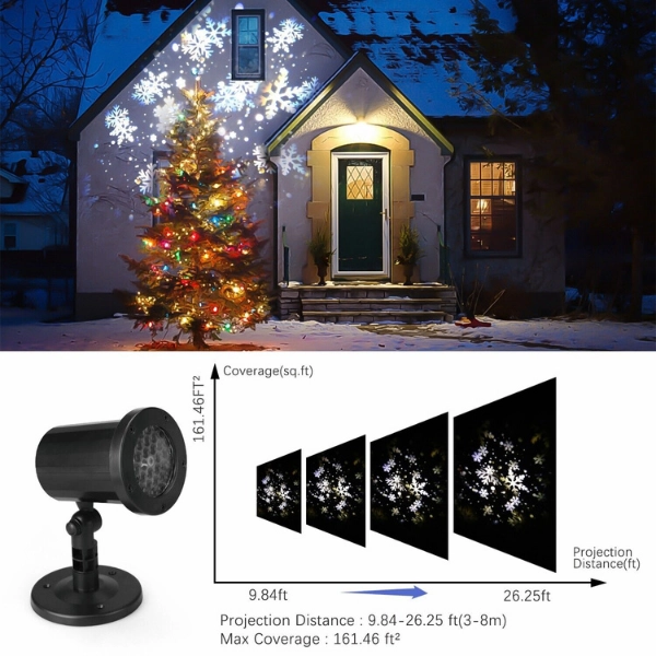 Outdoor-yard-Christmas-decor-Snowflake-Projectors