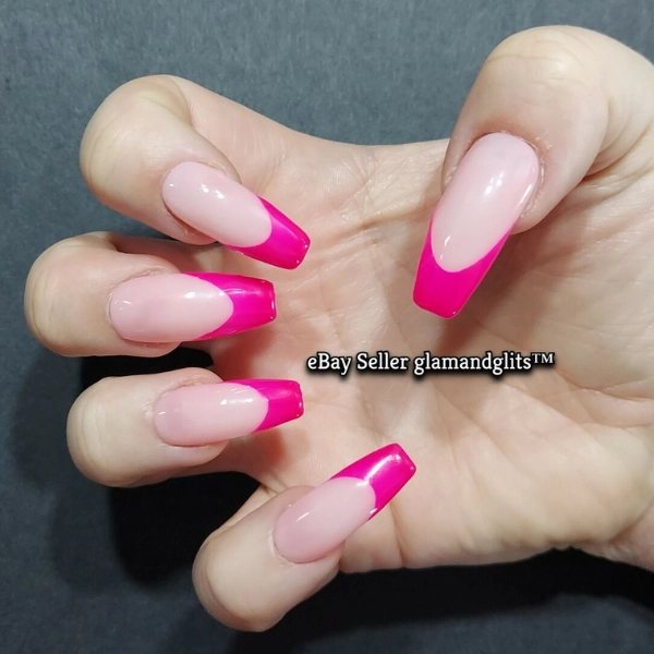 Pink-Nails-French-Tips-Neon