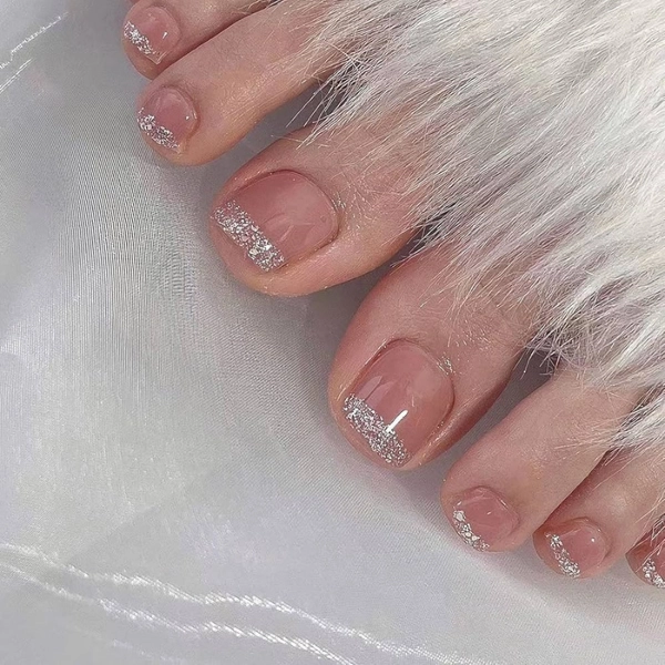 Red-French-Tip-Pedicure-Red-Glitter-Tips