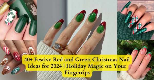 Red-and-Green-Christmas-Nails