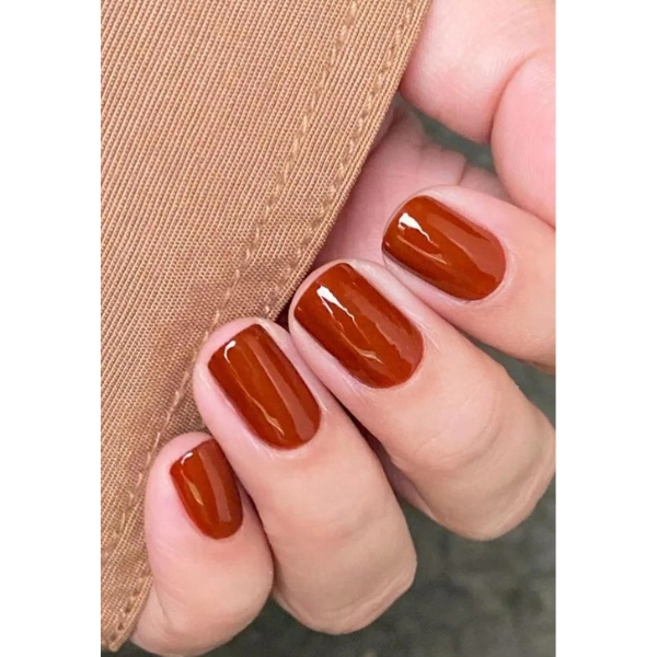 Short-Gel-Fall-Nails-Burnt-Orange