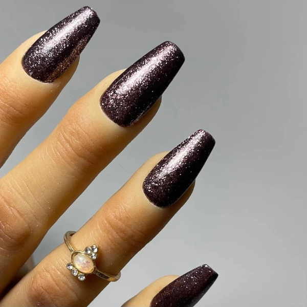 Short-Gel-Fall-Nails-Smokey-Quartz