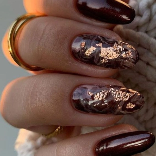 Simple-Autumn-Fall-Nails-Rustic-Copper