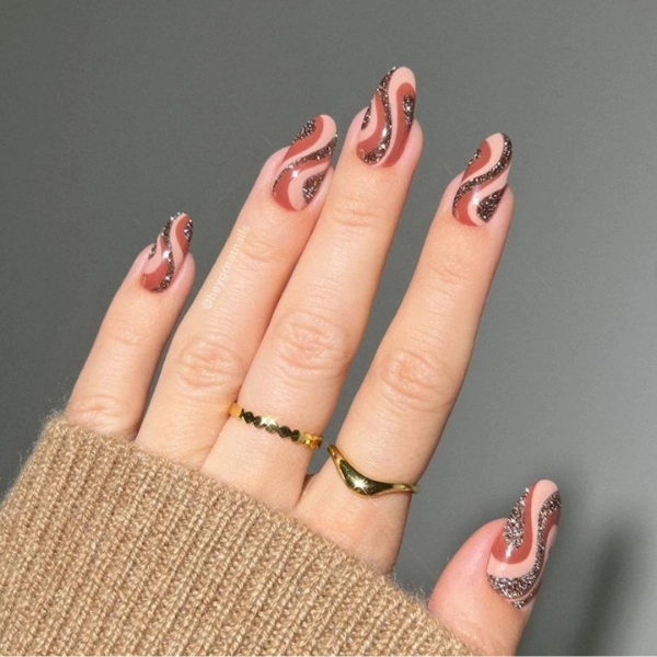 Stunning-Fall-Nail-Designs-Cinnamon-Spice