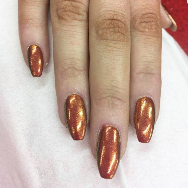 Stunning-Fall-Nail-Designs-Copper-Shine