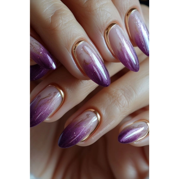 Stunning-Fall-Nail-Designs-Grape-Delight