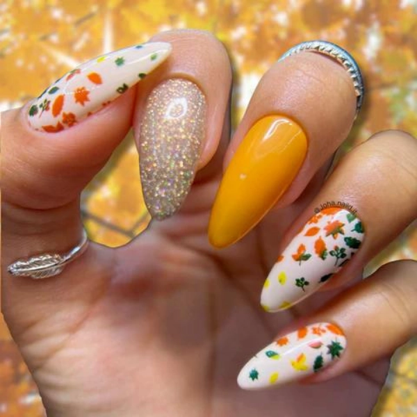 Stunning-Fall-Nail-Designs-Leaf-Patterns