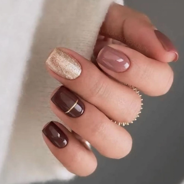 Stunning-Fall-Nail-Designs-Mocha-Delight