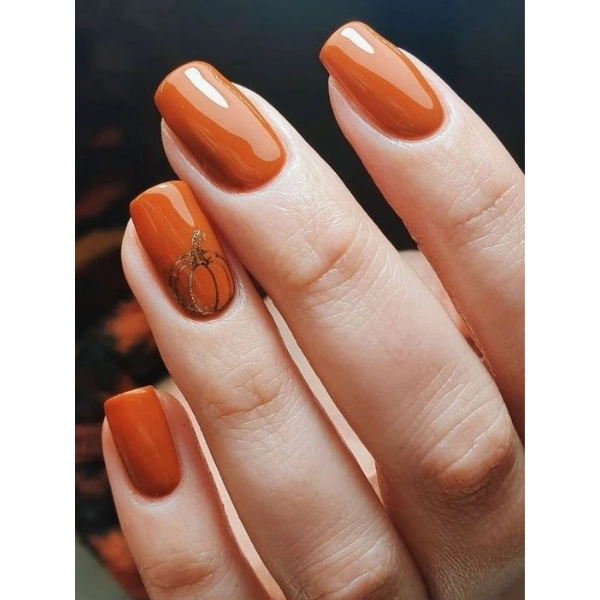 Stunning-Fall-Nail-Designs-Rusty-Orange