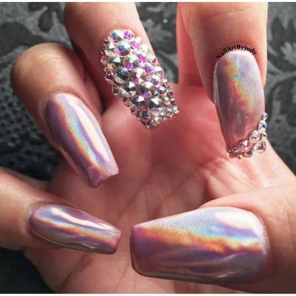 Stunning-Fall-Nail-Designs-Holographic-Nails