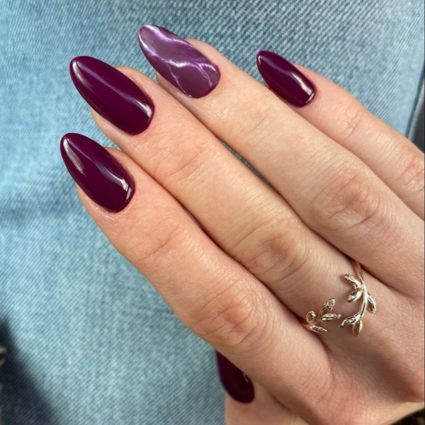 almond-fall-nails-Plum-Perfection