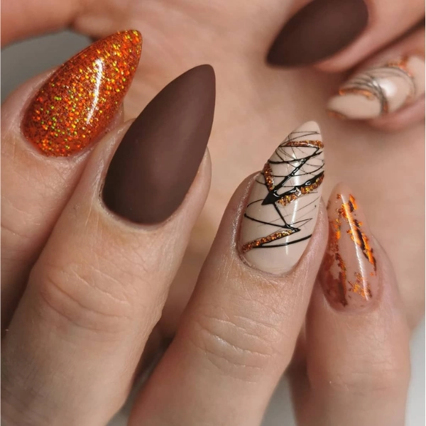 autumn-leaves-fall-nail-Burnt-Sienna