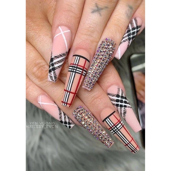 dope-nail-classic-Plaid-Patterns