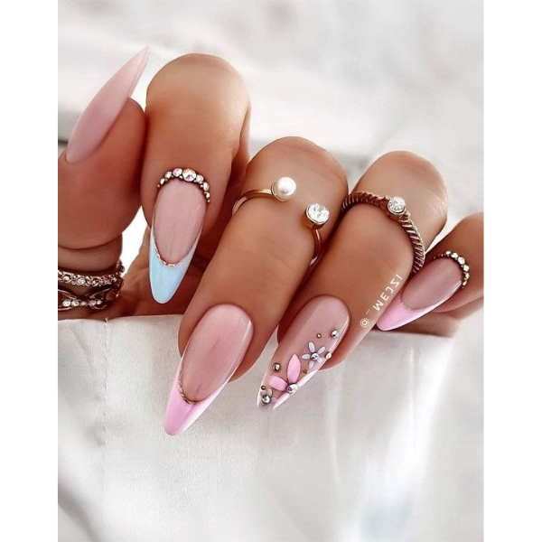 dope-nail-designs-Classy-French-Tips