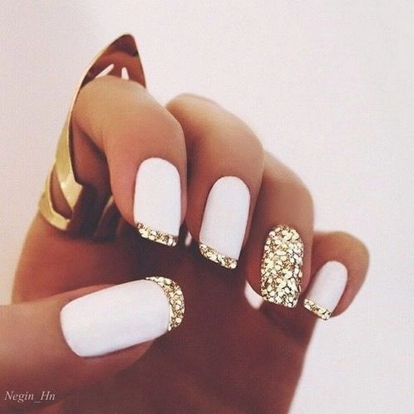 dope-nail-designs-Matte-White