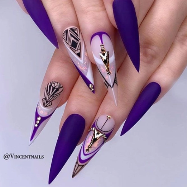 dope-nail-designs-Stiletto-Shape