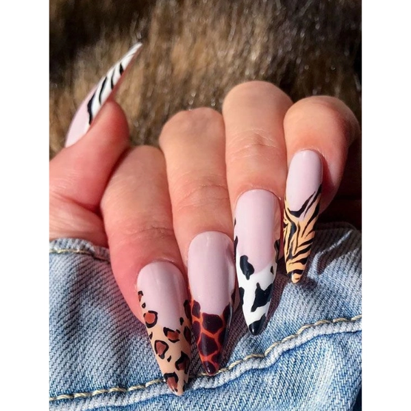 dope-nail-fall-Animal-Print