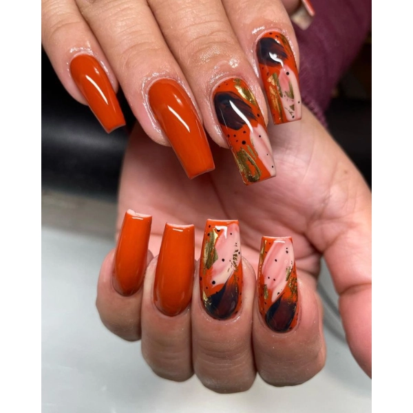 dope-nail-fall-Burnt-Orange