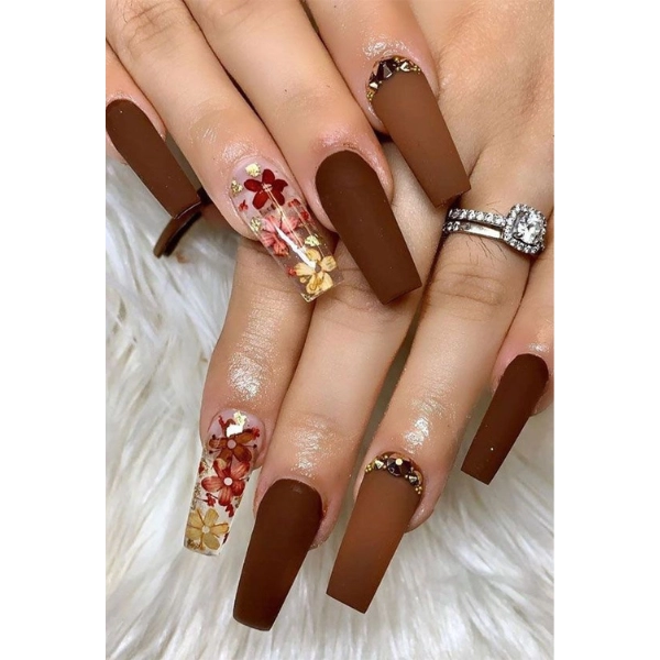 dope-nail-fall-Chocolate-Brown