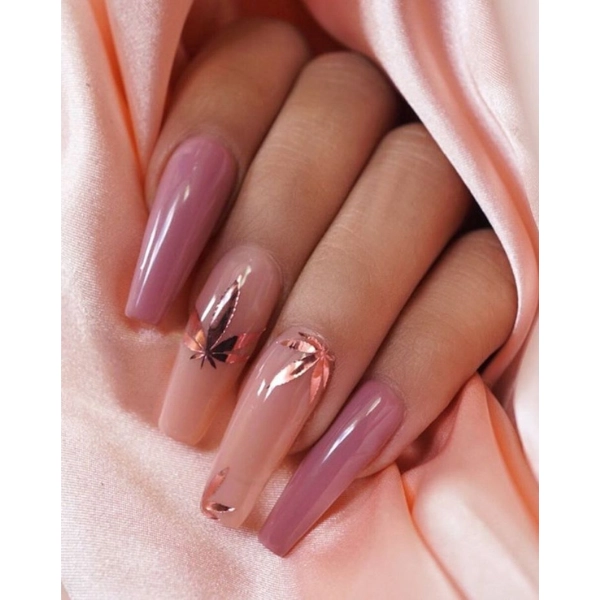 dope-nail-fall-Rose-Gold