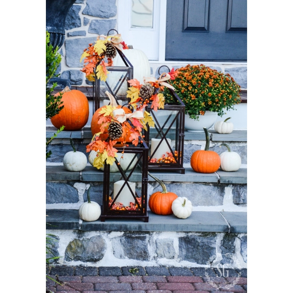 fall-decoration-Lantern-Displays