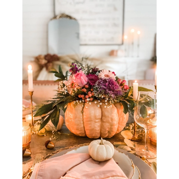 fall-decoration-Pumpkin-Centerpieces