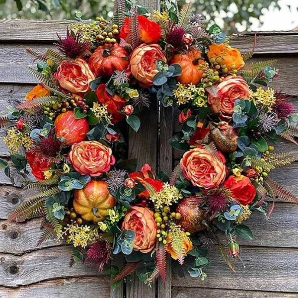 fall-decoration-Seasonal-Wreaths