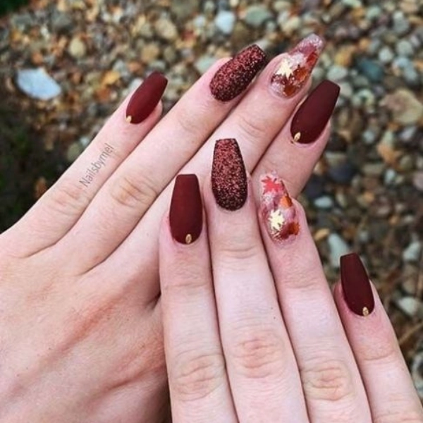 fall-nail-design-Burgundy-Bliss