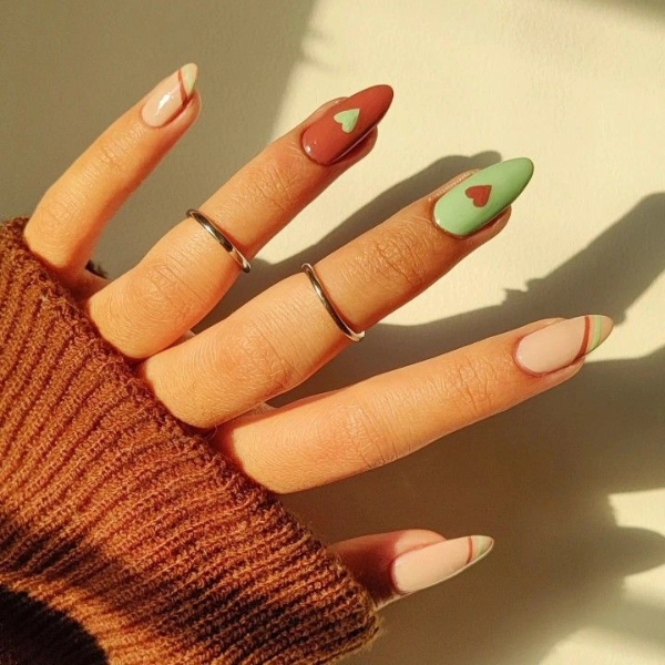 fall-nail-design-Cinnamon-Sticks