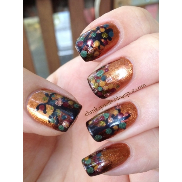 fall-nail-design-Golden-Harvest