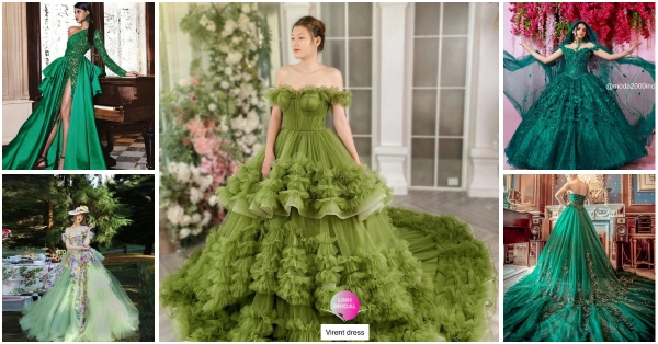 forest-fairy-wedding-green-dress