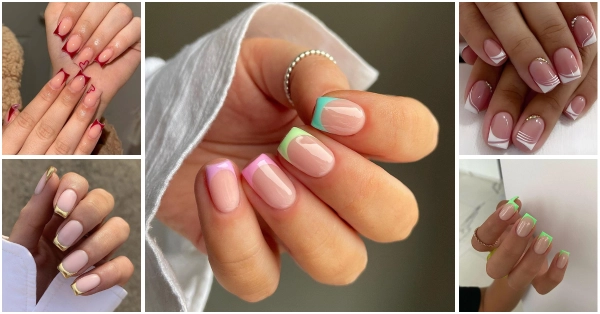 french-tip-nails-short-square