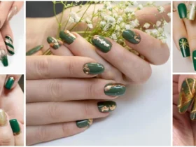 green-and-gold-christmas-nails