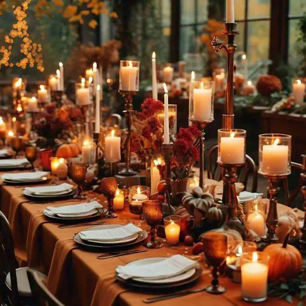 Warm Candlelit Tables