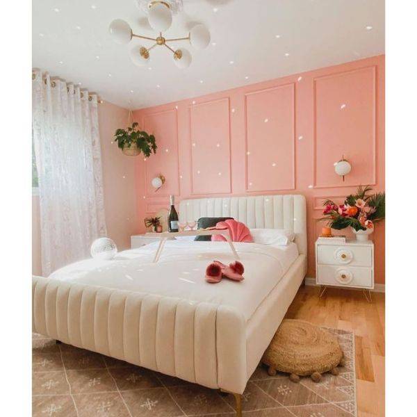 Pink Accent Wall