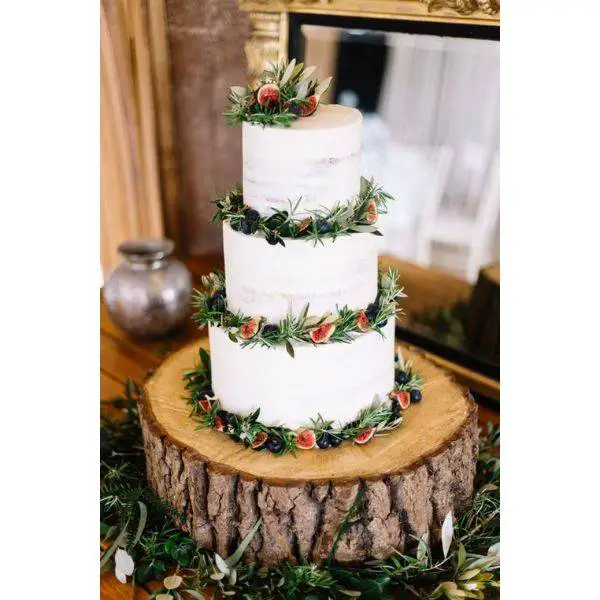 Tree Stump Cake Stand