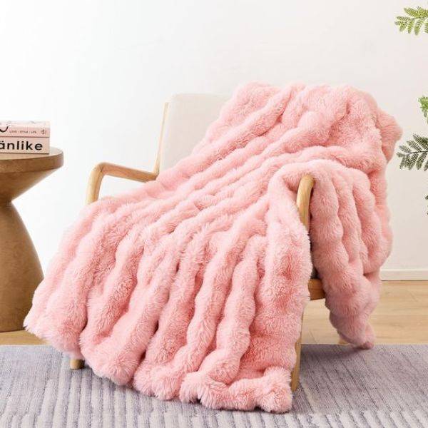 Pink Throw Blanket