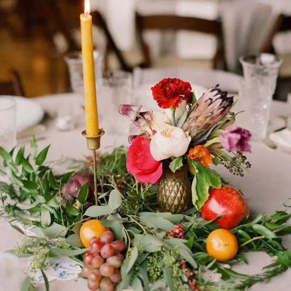 Fruit and Greenery Arrangement