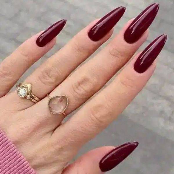 Deep Burgundy Red