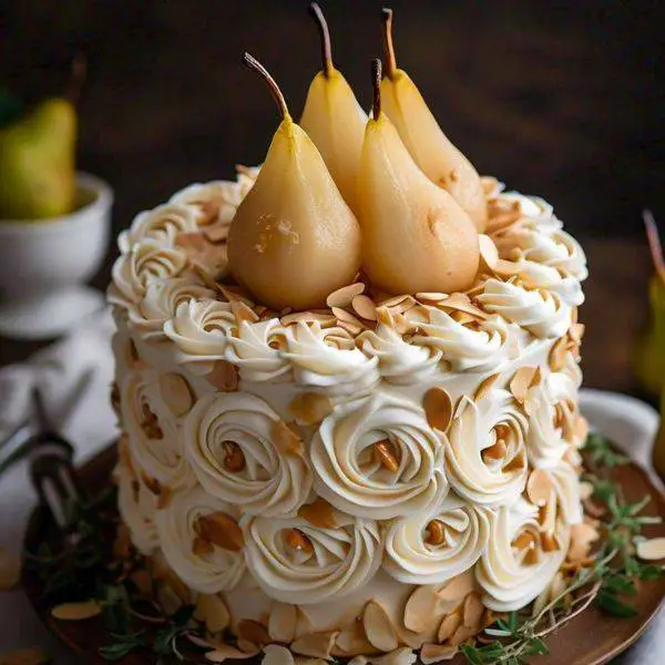  Pear & Almond Cake