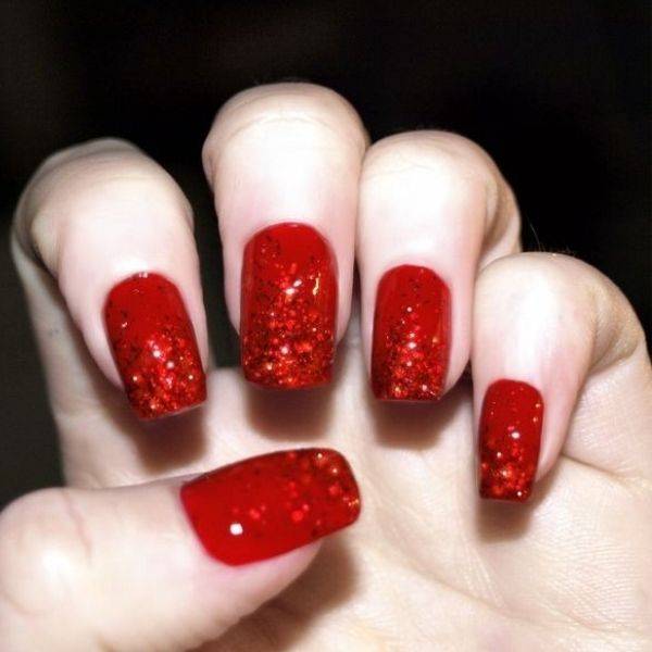  Red Glitter Gradient