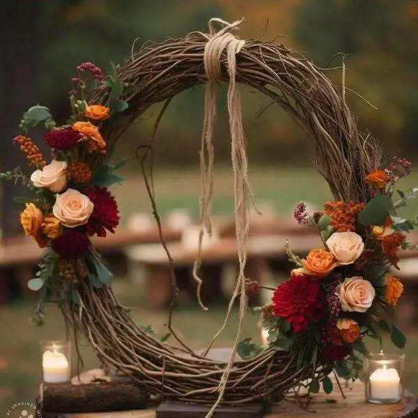 Grapevine Wreaths with Florals