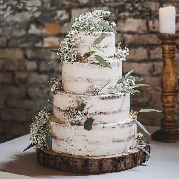 Tree Slice Cake Stand