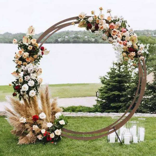 . Rustic Wedding Arch