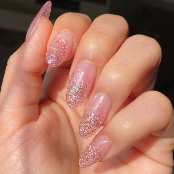  Pink Glitter Fade