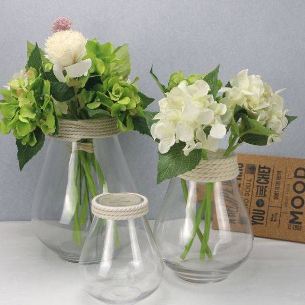 Rope Wrapped Vases