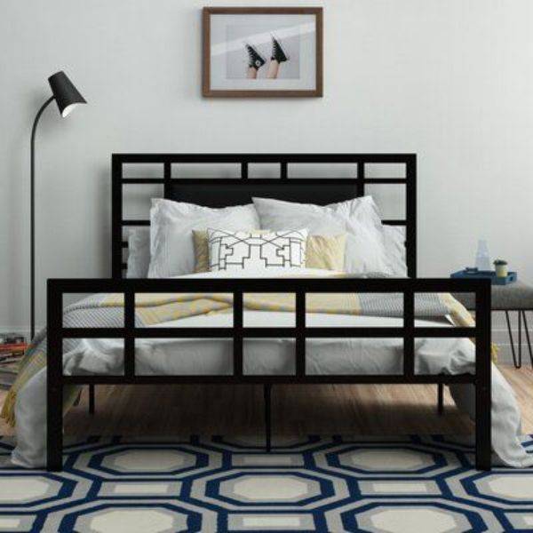 Black Metal Bed Frame