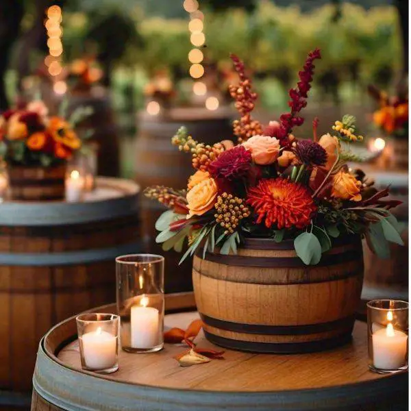 Wine Barrel Tables