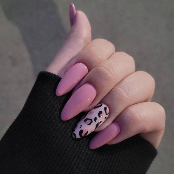  Bright Pink Leopard Print