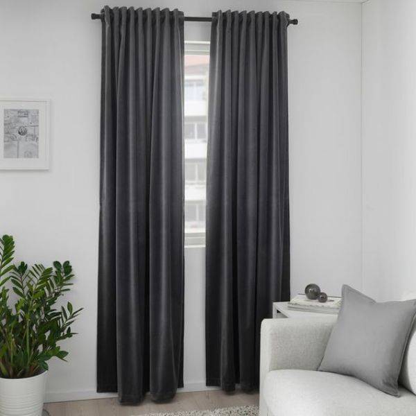 Dark Grey Curtains